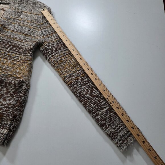 Wilfred Free Cardigan Women S Multi Marled Chunky Knit Wool Blend Buttons Pocket - Picture 6 of 14